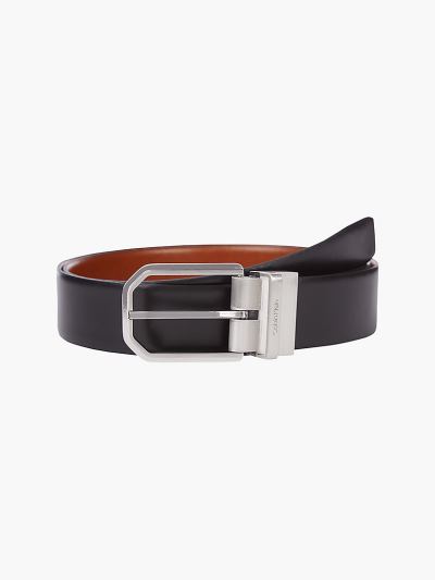 Calvin Klein Táskák & Kiegészítők HU102802 | Calvin Klein Reversible Bőr Férfi Öv Barna / Fekete